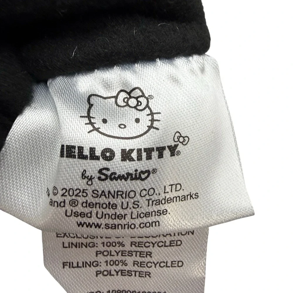 Hello Kitty Ski Gloves Pink Polyester L/XL Kidcore Y2K winter warm child snow